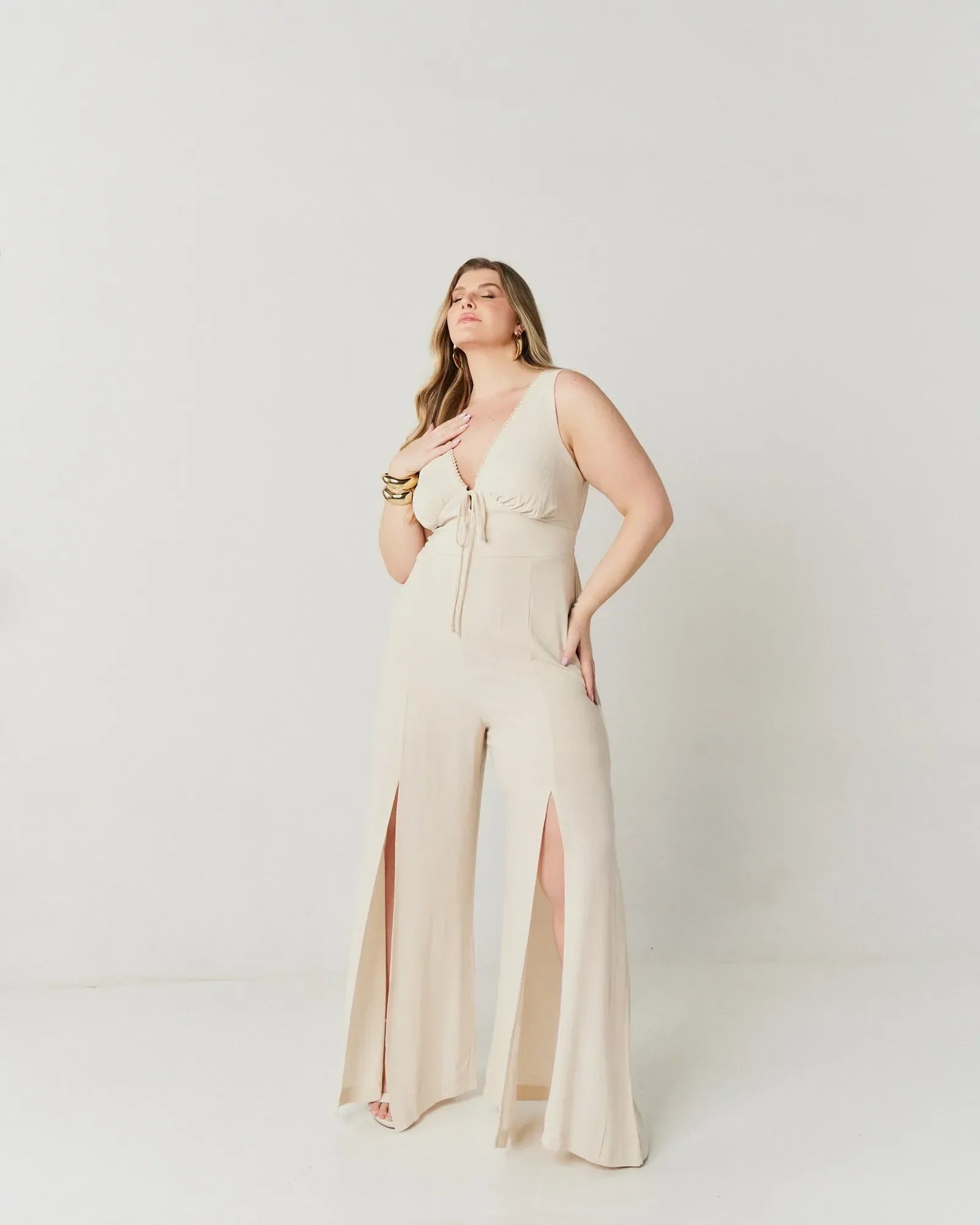 Macacão Maresias Plus Size (COMPRE 1 LEVE 2) + Bolsa de Brinde