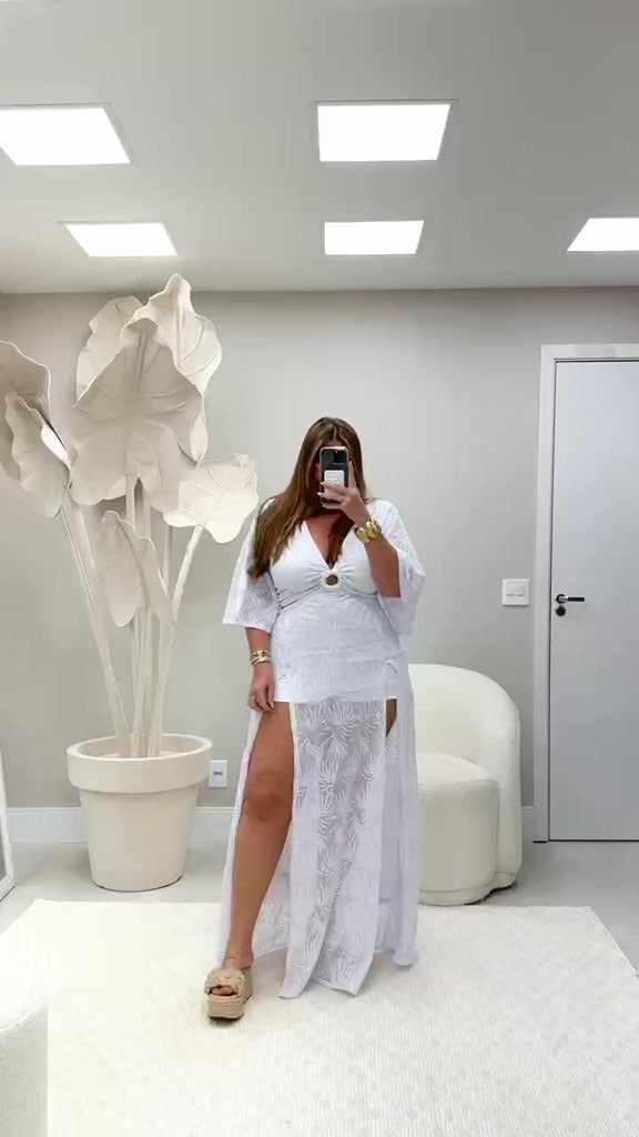 Macacão Arrastão Plus Size
