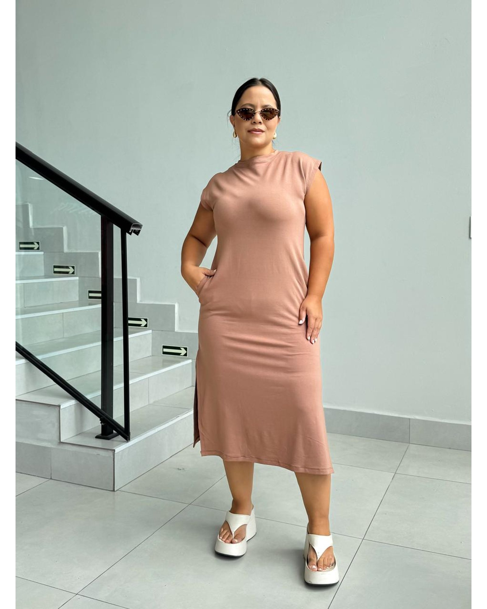 Vestido Longo Viscolycra