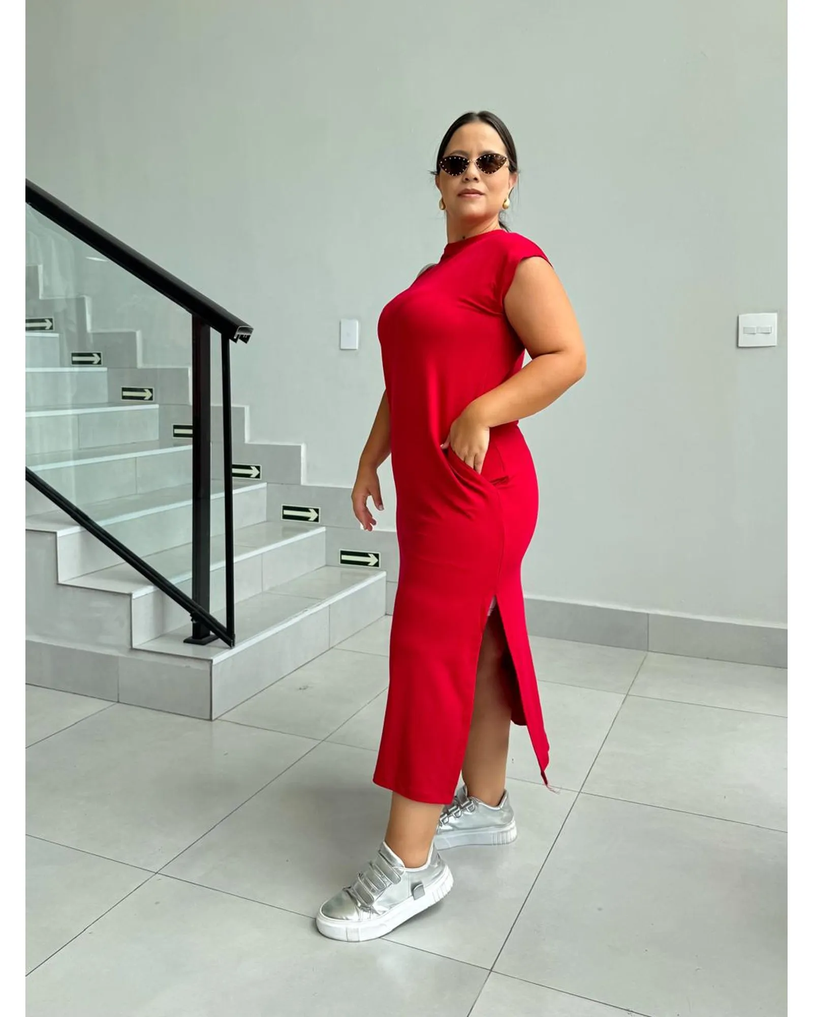 Vestido Longo Viscolycra