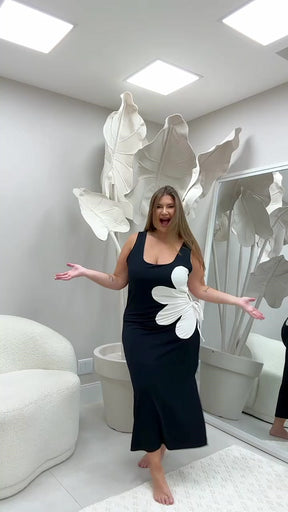 Vestido Tropicália Duas Alças Plus Size