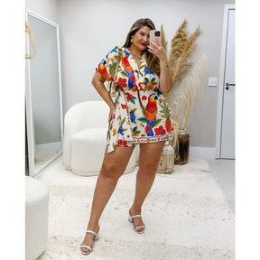 Macaquinho Arara Plus Size