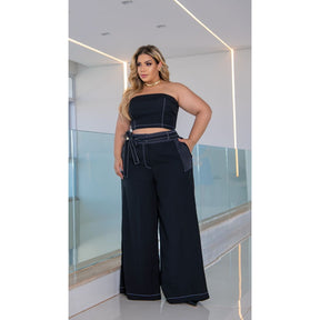 Conjunto Plus Size - Top e Calça