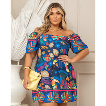 Macaquinho Tropical Plus Size